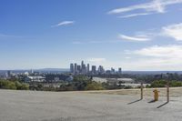 Los Angeles Cityscape: A Daytime View With Clear Skies