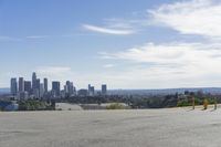 Los Angeles Cityscape: A Daytime View With Clear Skies