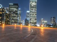 Los Angeles Nights: Cityscape with Futuristic Architecture