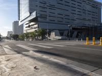 Los Angeles Cityscape with Low Buildings and Clear Sky