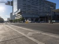 Los Angeles Cityscape with Low Buildings and Clear Sky