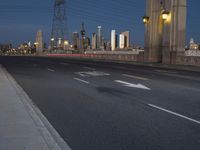 Nighttime Cityscape of Los Angeles, California, USA