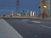 Nighttime Cityscape of Los Angeles, California, USA