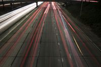 Nighttime View of Los Angeles Cityscape, California, USA