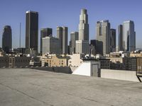 Los Angeles Cityscape: Skyscrapers in the Urban Metropolis