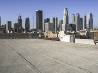 Los Angeles Cityscape: Skyscrapers in the Urban Metropolis