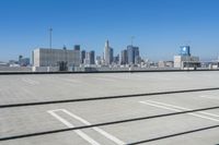 Los Angeles Cityscape with Stunning Architecture and Clear Sky