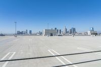 Los Angeles Cityscape with Stunning Architecture and Clear Sky