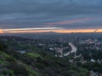 Los Angeles Cityscape at Sunrise 003