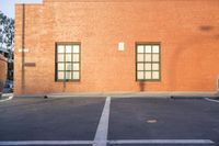 Los Angeles Classic Architecture with Brick Wall