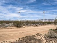 Dirt Roads Under Los Angeles Clear Sky