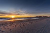 Los Angeles Coast at Dawn, California, USA