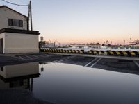 Los Angeles Coastal Road at Dawn