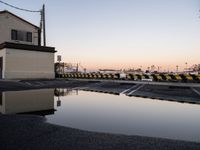 Los Angeles Coastal Road at Dawn