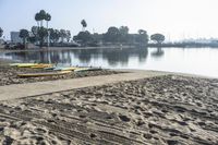 Los Angeles Coastal Shore with Concrete Ramps