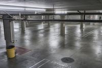 Concrete Street in Los Angeles, California, USA