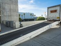 Los Angeles Corporate Headquarters Building on a Sunny Day