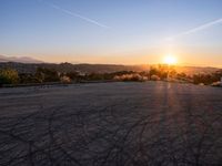 Los Angeles at Dawn: A Cityscape Under Clear Skies