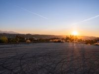 Los Angeles at Dawn: A Cityscape Under Clear Skies