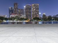 Los Angeles at Dawn: A Clear Sky Illuminates the City