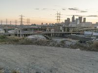 Los Angeles at Dawn: Clear Sky and Stunning Skyline