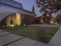 Los Angeles Dawn: Modern Architecture in Residential Area 001