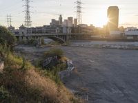 Los Angeles Dawn Urban Skyline 002