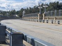 Los Angeles City: A Bridge under Clear Skies