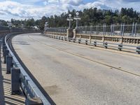 Los Angeles City: A Bridge under Clear Skies