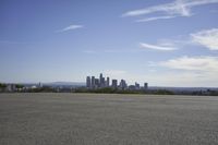 Los Angeles Downtown Cityscape: A View of the Urban Skyline