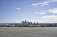 Los Angeles Downtown Cityscape: A View of the Urban Skyline