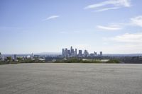 Los Angeles Downtown Cityscape: A View of the Urban Skyline