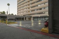 Los Angeles Downtown Concrete Street Parking Lot 001