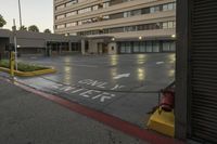 Los Angeles Downtown Concrete Street Parking Lot 002