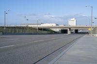 Los Angeles Highway: Clear Sky and Smooth Asphalt