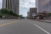 Driving Through Los Angeles: Highway with Motion Blur and Clouds