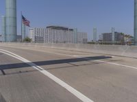 Los Angeles Highway: Clear Sky in the USA