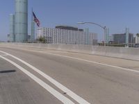 Los Angeles Highway: Clear Sky in the USA