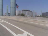 Los Angeles Highway: Clear Sky in the USA