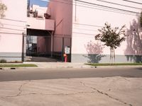 Los Angeles Industrial Landscape under Clear Skies
