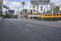 Los Angeles: Low Asphalt Road and Urban Life