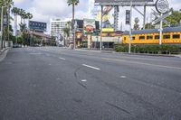 Los Angeles: Low Asphalt Road and Urban Life