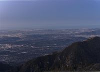 Los Angeles Mountains: Night Skyline