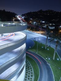 Los Angeles Night Cityscape: Illuminated by Artificial Lights