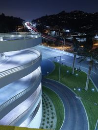 Los Angeles Night Cityscape: Illuminated by Artificial Lights