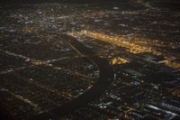 Los Angeles at Night: Cityscape Overlooking Water