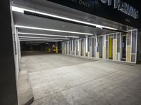 Los Angeles at Night: Neon-Lit Parking in the City