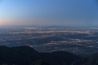 Los Angeles Night Skyline Mountain View 002