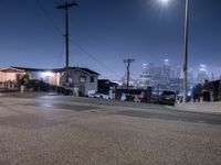 Los Angeles by Night: Glimpse of Suburban Life