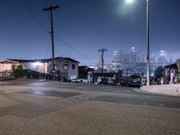 Los Angeles by Night: Glimpse of Suburban Life